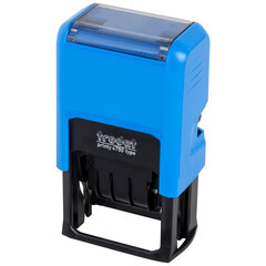 Датер самонаборный, 2 строки + дата, оттиск 41&times;24 мм, сине-красный, TRODAT 4750, касса в комплекте