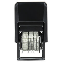 Датер-мини месяц цифрами, для банка, оттиск 20&times;3,8 мм, синий, TRODAT 4810 BANK, корпус черный