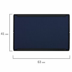 Подушка сменная TRODAT 6/<wbr/>4928, 60&times;33 мм, синяя, ДЛЯ TRODAT 4928, 4958, 81175