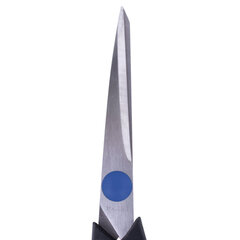 Ножницы BRAUBERG &laquo;Soft Grip&raquo;, 190 мм, черно-синие, резиновые вставки, 3-х сторонняя заточка, 230762