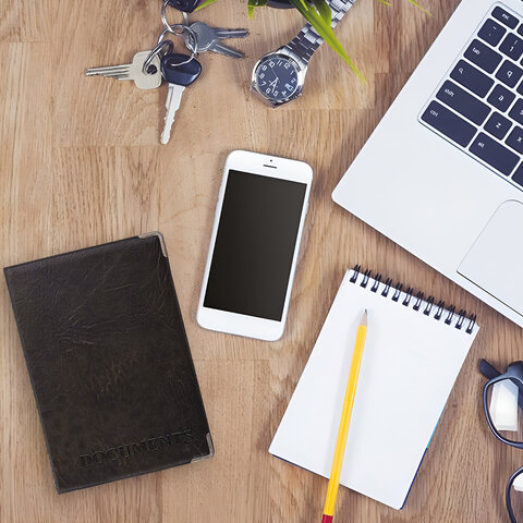 Обложка для автодокументов, 128х92 мм, ПВХ под кожу, конгревное тиснение, цвет ассорти, А5-12 - фото 8