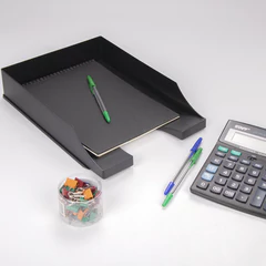 Лоток горизонтальный для бумаг BRAUBERG-CONTRACT, А4 (340&times;254&times;66,5 мм), черный, 230879