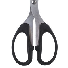 Ножницы BRAUBERG &laquo;Classic&raquo;, 210 мм, чёрные, классической формы, 2-х сторонняя заточка, 230935