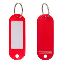 Бирки для ключей КОМПЛЕКТ 12 ШТ., длина 58 мм, инфо-окно 35&times;15 мм, АССОРТИ, STAFF &laquo;Basic&raquo;, 231029