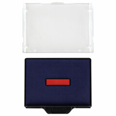 Датер самонаборный металлический, 6 строк+дата, оттиск 68&times;47 мм, сине-красный, TRODAT 5485, кассы в комплекте