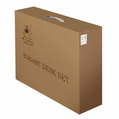 Набор настольный GALANT из мрамора, 8 предметов, черный мрамор/<wbr/>серебристые металлические детали, 231192