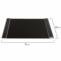 Набор настольный GALANT из мрамора, 8 предметов, черный мрамор/<wbr/>серебристые металлические детали, 231192