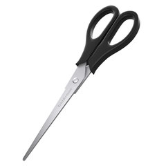 Ножницы ERICH KRAUSE &laquo;Standard&raquo;, 190 мм, черные, в картонной упаковке с европодвесом, 21881