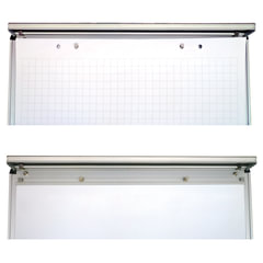 Доска-флипчарт магнитно-маркерная 70&times;100 см, передвижная, ГАРАНТИЯ 10 ЛЕТ, BRAUBERG, 231703