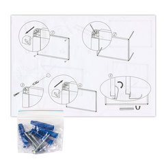 Доска для мела магнитная 90&times;120 см, зеленая, алюминиевая рамка, ГАРАНТИЯ 10 ЛЕТ, РОССИЯ, BRAUBERG, 231706