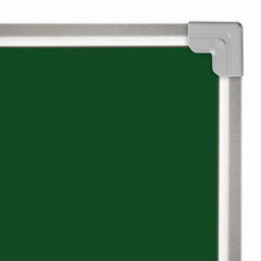 Доска для мела магнитная 3-х элементная 100&times;150/<wbr/>300 см, 5 рабочих поверхностей, зеленая, BRAUBERG, 231707