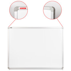 Доска магнитно-маркерная 90&times;120 см, улучшенная алюминиевая рамка, ГАРАНТИЯ 10 ЛЕТ, BRAUBERG Premium, 231715