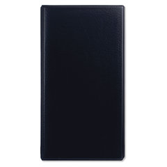 Визитница на 4-х кольцах BRAUBERG, четырехрядная, на 160 визиток, черная, 231825