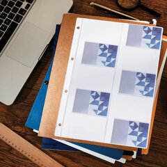 Папки-файлы на 20 визиток BRAUBERG, КОМПЛЕКТ 10 шт., А4 (210&times;297 мм), перфорированные, ПВХ 120 мкм, 231831