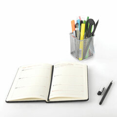 Подставка-органайзер BRAUBERG &laquo;Germanium&raquo;, металлическая, квадратное основание, 98&times;80&times;80 мм, серебристая, 231939