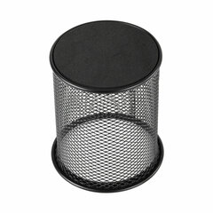 Подставка-органайзер BRAUBERG &laquo;Germanium&raquo;, металлическая, круглое основание, 100&times;89 мм, черная, 231940