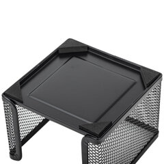 Подставка для бумажного блока BRAUBERG &laquo;Germanium&raquo;, металлическая, 78*105*105 мм, черная, 231944