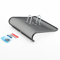 Подставка для календаря большая BRAUBERG &laquo;Germanium&raquo;, металлическая, 57&times;200&times;200 мм, черная, 231972