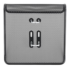 Подставка для календаря большая BRAUBERG &laquo;Germanium&raquo;, металлическая, 57&times;200&times;200 мм, черная, 231972