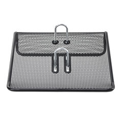 Подставка для календаря большая BRAUBERG &laquo;Germanium&raquo;, металлическая, 57&times;200&times;200 мм, черная, 231972