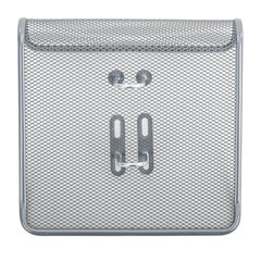 Подставка для календаря большая BRAUBERG &laquo;Germanium&raquo;, металлическая, 57&times;200&times;200 мм, серебристая, 231973