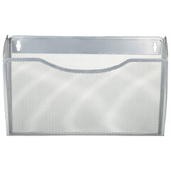 Лотки для бумаг настенные 3 штуки формат А4 BRAUBERG &laquo;Germanium&raquo;, серебристый, 231975