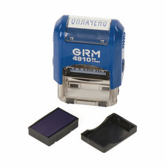 Штамп стандартный &laquo;ОПЛАЧЕНО&raquo;, оттиск 26&times;9 мм, синий, GRM 4910 Р3
