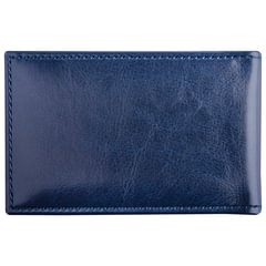 Визитница однорядная BRAUBERG &laquo;Imperial&raquo;, на 20 визиток, под гладкую кожу, темно-синяя, 232060