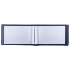 Визитница однорядная BRAUBERG &laquo;Imperial&raquo;, на 20 визиток, под гладкую кожу, темно-синяя, 232060