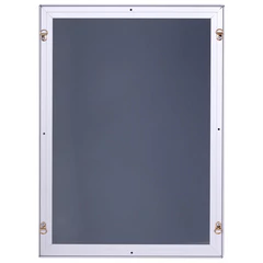 Рамка настенная для рекламы БОЛЬШОГО ФОРМАТА (297&times;420 мм), алюминиевая, прижимные стороны, BRAUBERG, 232204