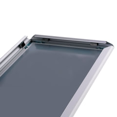 Рамка на стойке для рекламы БОЛЬШОГО ФОРМАТА (297&times;420 мм), А3, алюминиевая, прижимные стороны, BRAUBERG, 232209