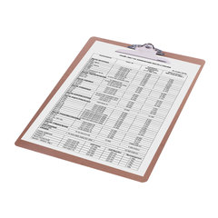 Доска-планшет БОЛЬШОГО ФОРМАТА (320&times;460 мм), А3, BRAUBERG &laquo;Eco&raquo; с прижимом, МДФ, 3 мм, СВЕТЛО-КОРИЧНЕВАЯ, 232226