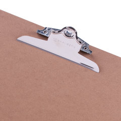 Доска-планшет БОЛЬШОГО ФОРМАТА (320&times;460 мм), А3, BRAUBERG &laquo;Eco&raquo; с прижимом, МДФ, 3 мм, СВЕТЛО-КОРИЧНЕВАЯ, 232226