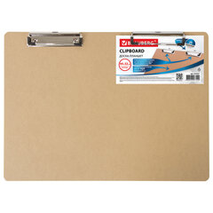 Доска-планшет БОЛЬШОГО ФОРМАТА (440&times;320 мм), А3, BRAUBERG &laquo;Eco&raquo; с двумя прижимами, МДФ, 3 мм, 232227