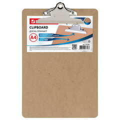 Доска-планшет BRAUBERG &laquo;Eco&raquo; с прижимом бабочка, А4, (230&times;326 мм), МДФ, 3 мм, 232228