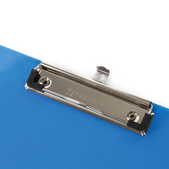 Доска-планшет BRAUBERG &laquo;Energy&raquo; с прижимом А4 (226&times;315 мм), пластик, 2 мм, СИНЯЯ, 232230