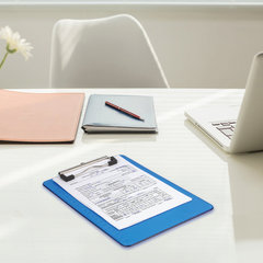 Доска-планшет МАЛОГО ФОРМАТА (155&times;228 мм), А5, BRAUBERG &laquo;Energy&raquo; с прижимом, пластик, 2 мм, СИНЯЯ, 232232