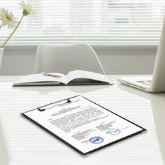 Доска-планшет BRAUBERG &laquo;Black Jack&raquo; с прижимом А4 (226&times;315 мм), картон/<wbr/>ламинированная бумага, ЧЕРНАЯ, 232236