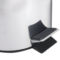 Ведро мусорное с педалью 20 литров &laquo;Classic&raquo;, ЗЕРКАЛЬНОЕ, нержавеющая сталь, со съемным внутренним ведром, LAIMA, 232262