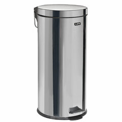 Ведро мусорное с педалью 30 литров &laquo;Classic&raquo;, ЗЕРКАЛЬНОЕ, нержавеющая сталь, со съемным внутренним ведром, LAIMA, 232263