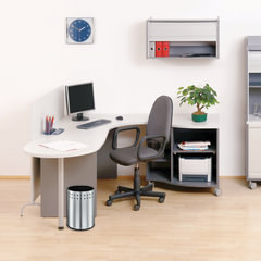 Урна-корзина для мусора 7 литров &laquo;Bionic&raquo;, МАТОВАЯ, перфорированная, LAIMA, 232267