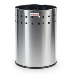 Урна-корзина для мусора 7 литров &laquo;Bionic&raquo;, МАТОВАЯ, перфорированная, LAIMA, 232267