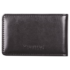 Визитница однорядная BRAUBERG &laquo;Imperial&raquo;, на 20 визиток, под гладкую кожу, черная, 232291