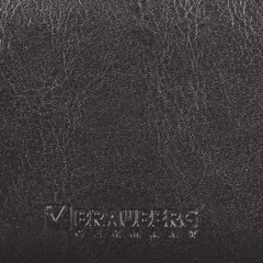 Визитница однорядная BRAUBERG &laquo;Imperial&raquo;, на 20 визиток, под гладкую кожу, черная, 232291