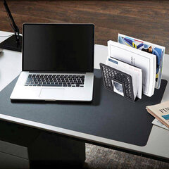 Лоток-сортер для бумаг BRAUBERG &laquo;Radikal&raquo;, 3 отделения, 207&times;212&times;165 мм, сетчатый, черный, 235364