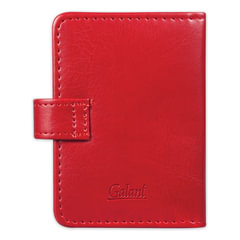 Визитница/<wbr/>кредитница однорядная GALANT &laquo;Ritter&raquo;, на 24 карты, под гладкую кожу, застежка, бордовая, 235399