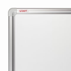 Доска магнитно-маркерная 60&times;90 см, алюминиевая рамка, ГАРАНТИЯ 10 ЛЕТ, STAFF, 235462