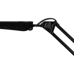 Настольная лампа светильник Гермес на струбцине, СВЕТОДИОДНАЯ, 8 Вт, чёрный