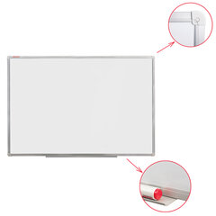 Доска магнитно-маркерная 90&times;120 см, алюминиевая рамка, ГАРАНТИЯ 10 ЛЕТ, РОССИЯ, BRAUBERG Стандарт, 235522