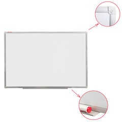 Доска магнитно-маркерная (100&times;150 см), алюминиевая рамка, ГАРАНТИЯ 10 ЛЕТ, РОССИЯ, BRAUBERG Стандарт, 235523